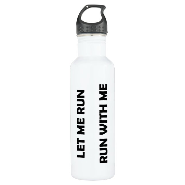 Full Text Plastic Water Bottle (Front)