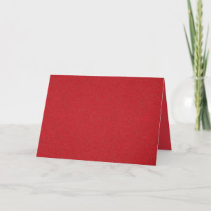 Full-Texture Tomato Red Thank You Card – Customise