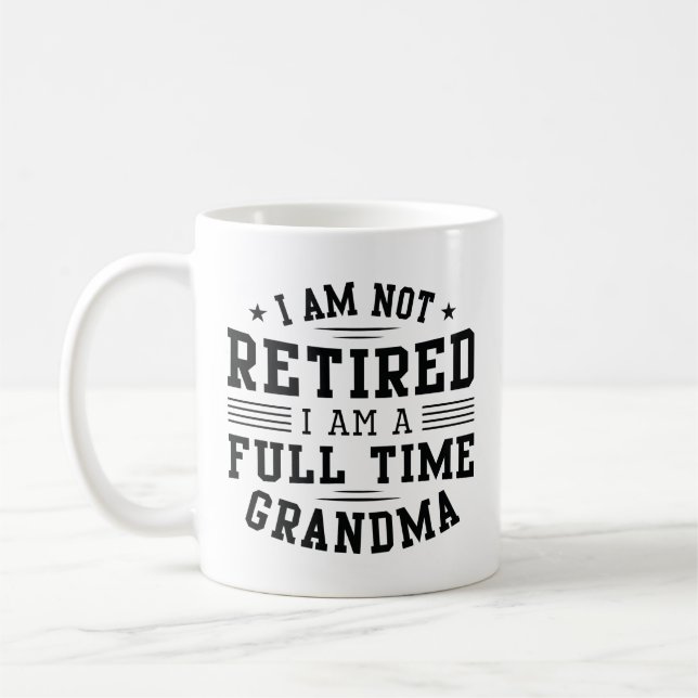 Full Time Grandma Coffee Mug (Left)