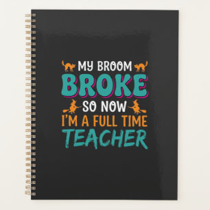 Full Time Teacher Halloween Witch Design_1 Planner