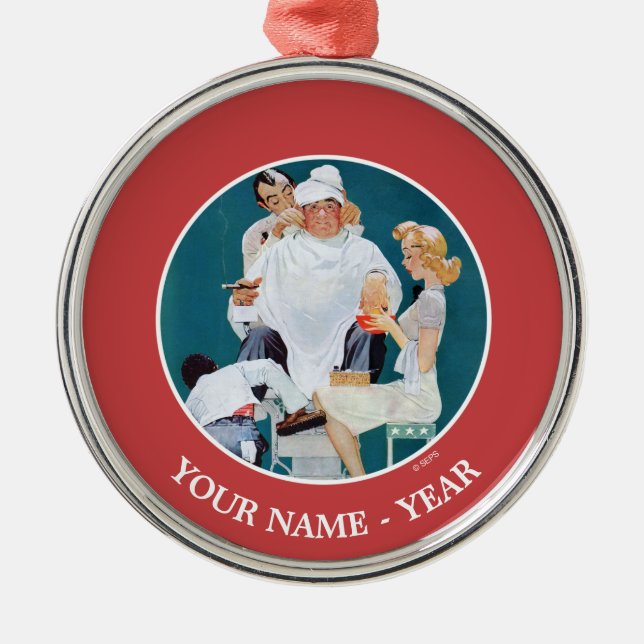 Full Treatment Metal Tree Decoration (Front)