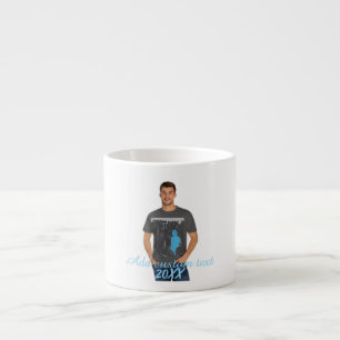 Full Vertical Photo - Script Custom Text Espresso Cup