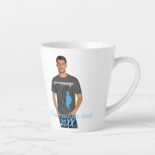 Full Vertical Photo - Script Custom Text Latte Mug