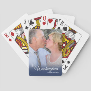 Full Vertical Photo White Overlay Text Playing Cards