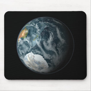 Full view of the Earth highlighting Antarctica Mouse Mat
