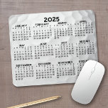 Full Year View Calendar - horizontal Mouse Mat<br><div class="desc">Black and White with gold ball background - A minimal, basic 12 month 2024 calendar. A standard look for a gold lover. The fonts are simple to read, and the colours can be changed. -------- If you open the customise area, it will take to you to an advanced design area...</div>