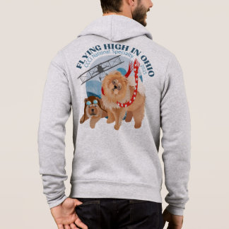 FULL-ZIP HOODED SWEATSHIRT WITH LOGO