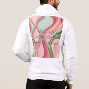 Full zip hoodie in stylish graphic