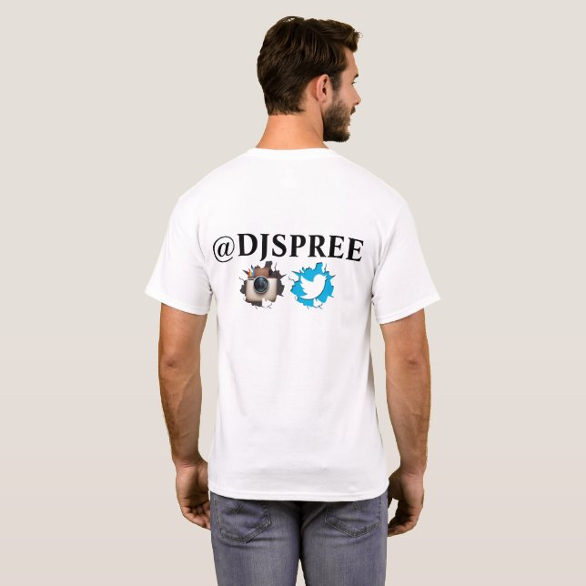 FULLBLAST RADIO LOGO SHIRT WITH DJ SPREE (Back Full)