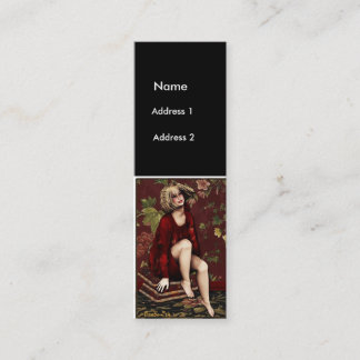 FullFigureLady Mini Business Card