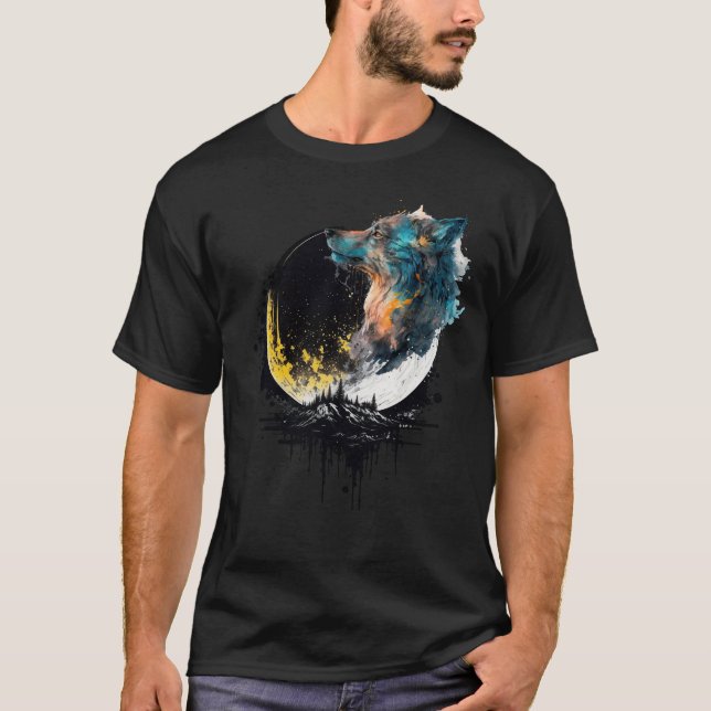 Fullmoon Wolf T-Shirt (Front)