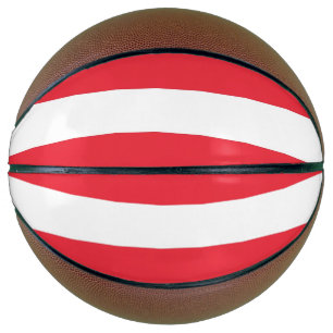 Fullsize Basketball with Flag of Austria
