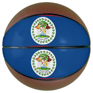 Fullsize Basketball with Flag of Belise
