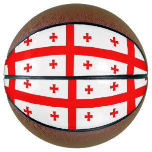Fullsize Basketball with Flag of Georgia