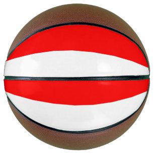 Fullsize Basketball with Flag of Indonesia