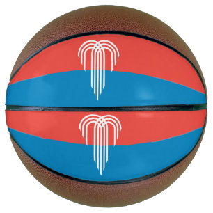 Fullsize Basketball with Flag of Kansas City