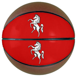 Fullsize Basketball with Flag of Kent County