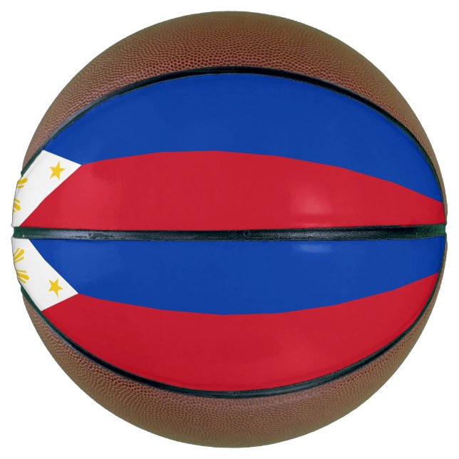 Fullsize Basketball with Flag of Philippines (Front)