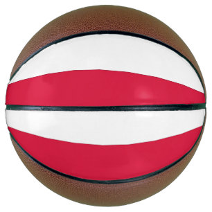 Fullsize Basketball with Flag of Poland