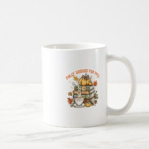 Fully Booked For Fall Books Pumpkin Autumn Thanksg Coffee Mug