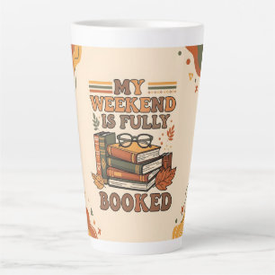 Fully booked weekend design latte mug