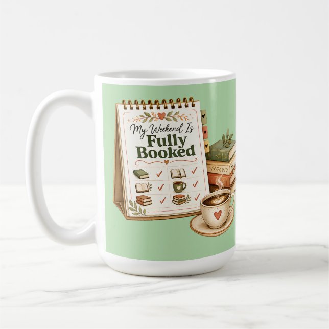 Fully Booked Weekend Reader Mug (Left)