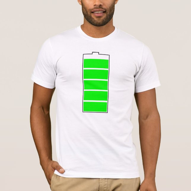 Fully Charged Battery Tee (Front)