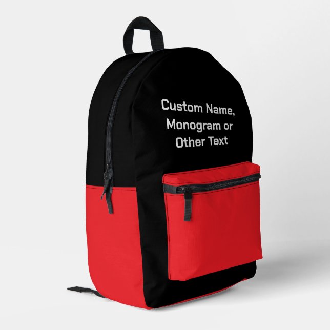 Fully Custom Backpack - Any Colour + Design! (Back Corner Left)