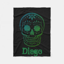 Fully Customisable Day of the Dead Pet Blanket