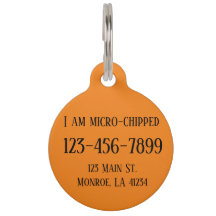 Fully Customisable Dog Tag
