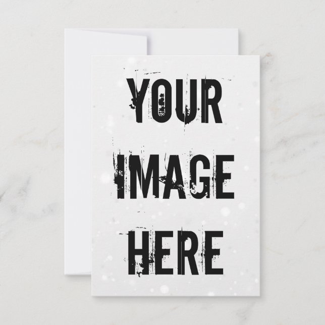 Fully Customisable Flat Thank You Card (Front)