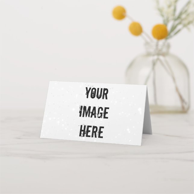Fully Customisable Folded Place Card (Front)