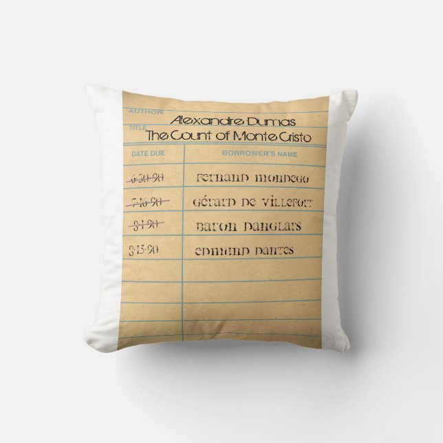 Fully Customisable Library Pillow (Front)