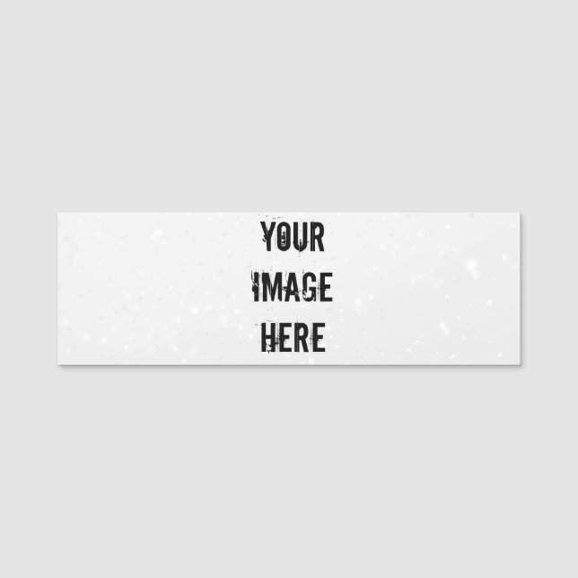 Fully Customisable Name Tag (Front)