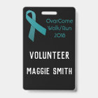 Fully Customisable Ovarian Cancer badge