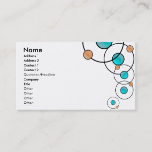 Fully Customisable Retro Business Card