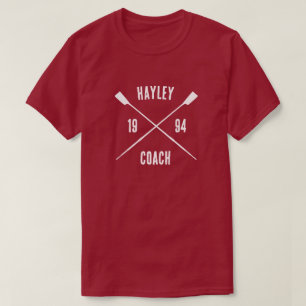 Fully customisable rowing shirt, name, year, seat T-Shirt
