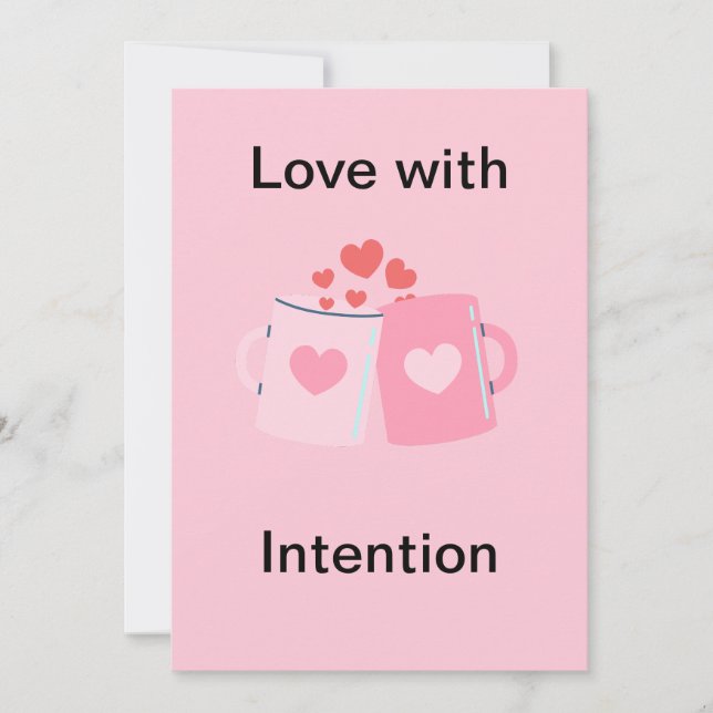 Fully Customisable Valentine's Day Card  (Front)