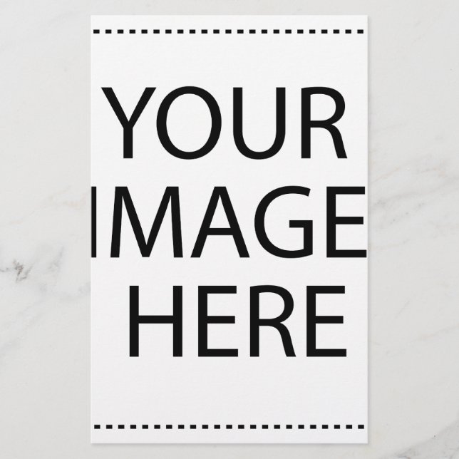Fully Customisable YOUR IMAGE HERE Stationery (Front)