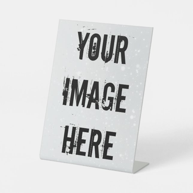 Fully Customizable Pedestal Sign (Front)