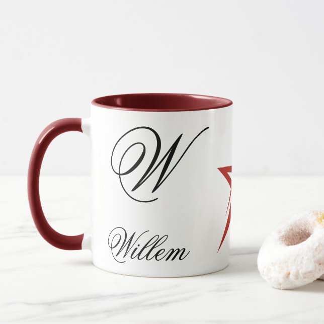 Fully Customizable Stylish Brand Combo Coffee Mug (With Donut)
