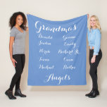 Fully Cutomizable Grandkids blanket<br><div class="desc">Customise this fleece blanket to whatever size,  background colour and names you wish! Change "Grandma" to Nana,  Mamaw,  Meemaw,  Granny,  etc. All names can be customised to your own! This is a great gift for your loved ones.</div>