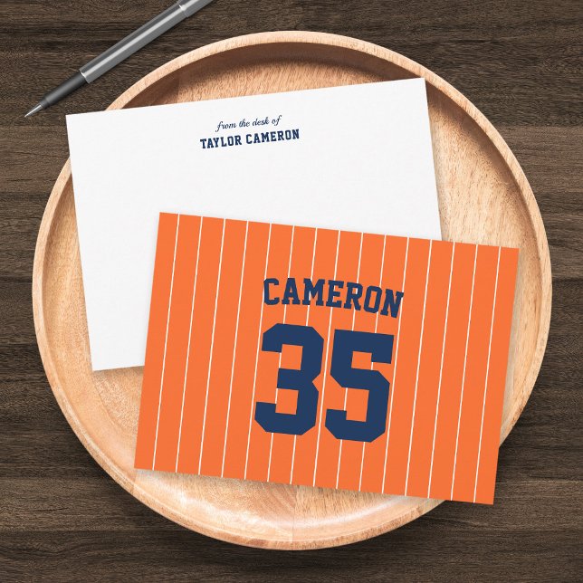 Fully Editable Colours Baseball Jersey Stripes Nam Card (Creator Uploaded)