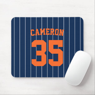 Fully Editable Colours Baseball Jersey Stripes Nam Mouse Mat