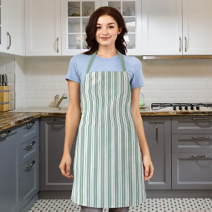 Fully Editable Colours Rustic Country Stripes Apron