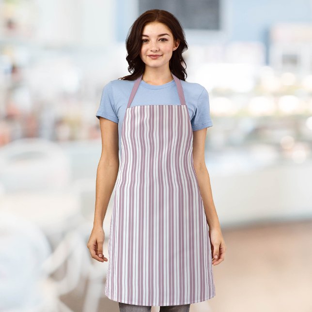 Fully Editable Colours Rustic Country Stripes Apron (Creator Uploaded)