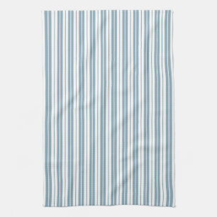 Fully Editable Colours Rustic Country Stripes Tea Towel