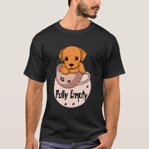 Fully empty Kawaii orang puppy in a coffee mug T-Shirt
