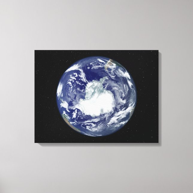 Fully lit full disc image canvas print (Front)