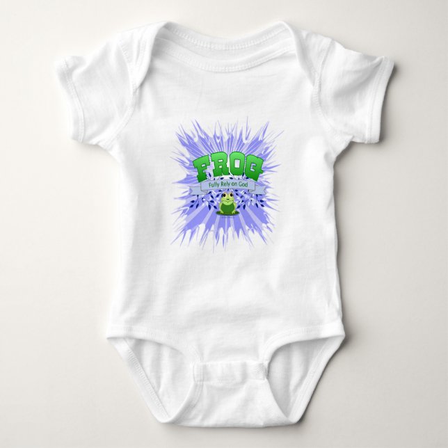 Fully Rely on God Baby Bodysuit (Front)